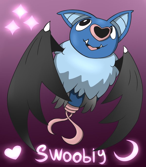 Swoobly is a Swoobat I caught in Rejuvenation to deal with Venam