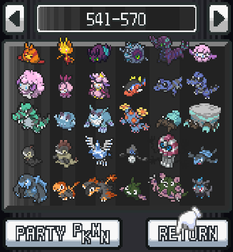 COMPLETE Living Shiny Dex (All forms). Which sprite is your favorite? :  r/PokemonUnbound